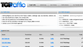 What Tgptraffic.biz website looked like in 2014 (9 years ago)