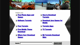 What Torrentscity.net website looked like in 2014 (9 years ago)
