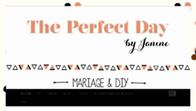What Theperfectdaybyjanine.com website looked like in 2014 (10 years ago)