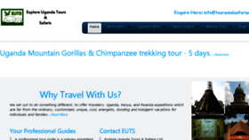 What Toursandsafarisuganda.com website looked like in 2014 (9 years ago)