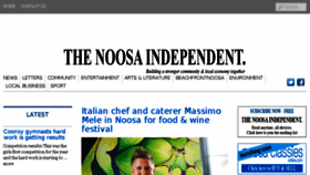 What Thenoosaindependent.com website looked like in 2014 (9 years ago)