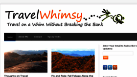 What Travelwhimsy.com website looked like in 2014 (10 years ago)