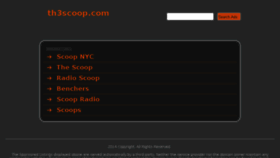 What Th3scoop.com website looked like in 2014 (10 years ago)