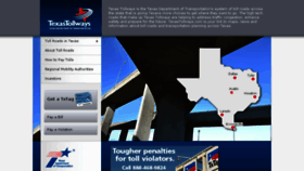 What Texastollways.com website looked like in 2014 (9 years ago)