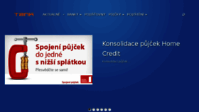 What Tank.cz website looked like in 2014 (9 years ago)