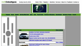 What Tradeonlinenigeria.com website looked like in 2014 (9 years ago)