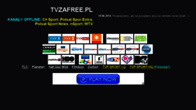 What Tvzafree.pl website looked like in 2014 (9 years ago)