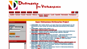 What Tudientiengviet.net website looked like in 2014 (9 years ago)