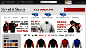 What Thejacketshop.com website looked like in 2014 (9 years ago)
