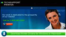 What Techsupportprinter.com website looked like in 2014 (9 years ago)