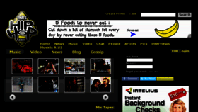 What Thatshiphop.com website looked like in 2011 (13 years ago)