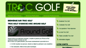 What Troc-golf.com website looked like in 2014 (9 years ago)