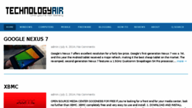 What Technologyair.com website looked like in 2014 (9 years ago)