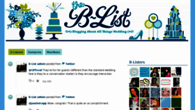 What Theb-list.com website looked like in 2011 (13 years ago)
