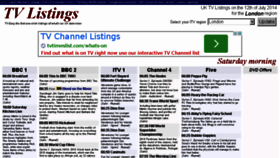 What Tveasy.co.uk website looked like in 2014 (9 years ago)