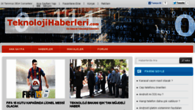 What Teknolojihaberleri.com website looked like in 2014 (9 years ago)