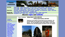 What Travel-cambodia.com website looked like in 2014 (9 years ago)