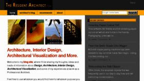 What Theresidentarchitect.com website looked like in 2011 (13 years ago)