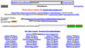 What Tokencatalog.com website looked like in 2014 (9 years ago)