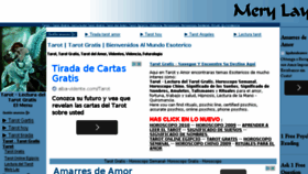 What Tarot-y-amor.com website looked like in 2014 (9 years ago)