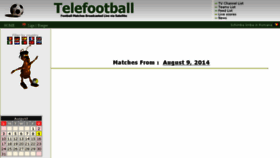 What Telefootball.com website looked like in 2014 (9 years ago)