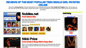 What Teensandy.com website looked like in 2014 (9 years ago)