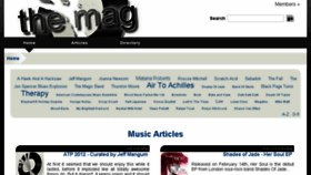 What The-mag.me.uk website looked like in 2014 (9 years ago)