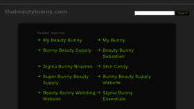 What Thebeautybunny.com website looked like in 2014 (9 years ago)
