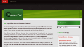 What Themen-pool.de website looked like in 2014 (9 years ago)