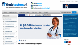 What Thuistesters.nl website looked like in 2014 (9 years ago)