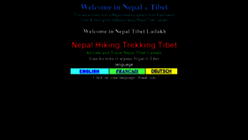 What Tibet-nepal.org website looked like in 2014 (9 years ago)