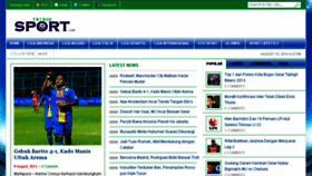 What Tribunsport.com website looked like in 2014 (9 years ago)