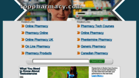 What Toppharmacy.com website looked like in 2014 (9 years ago)