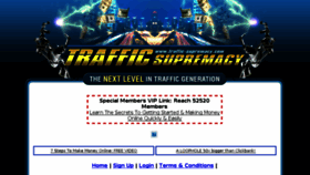 What Traffic-supremacy.com website looked like in 2014 (9 years ago)