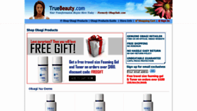 What Truebeauty.com website looked like in 2014 (9 years ago)