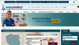 What Twoja-poradnia.pl website looked like in 2014 (9 years ago)