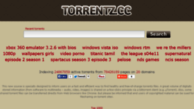What Torrentz.cc website looked like in 2014 (9 years ago)