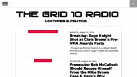 What Thegrid10.com website looked like in 2014 (9 years ago)