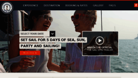 What Thesailspin.com website looked like in 2014 (9 years ago)