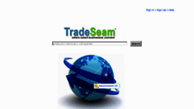 What Tradeseam.com website looked like in 2011 (13 years ago)
