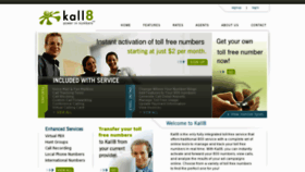 What Tollfree.kall8.com website looked like in 2014 (9 years ago)