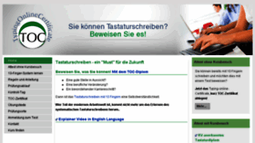 What Tastaturschreiben.ch website looked like in 2014 (9 years ago)