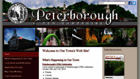 What Townofpeterborough.com website looked like in 2014 (9 years ago)