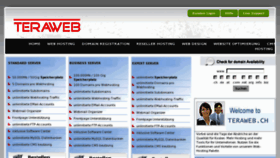 What Teraweb.ch website looked like in 2014 (9 years ago)