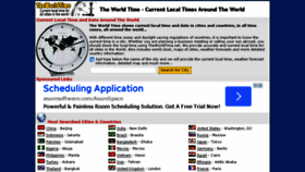 What Theworldtime.net website looked like in 2014 (9 years ago)