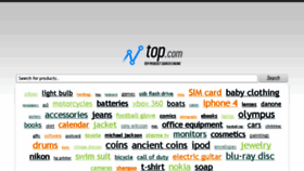 What Top.com website looked like in 2014 (9 years ago)