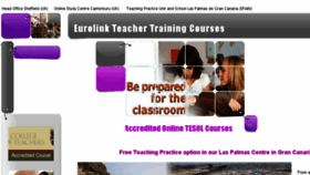 What Traininglinkonline.co.uk website looked like in 2014 (9 years ago)