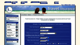 What Travel-insurance-online.com website looked like in 2014 (9 years ago)