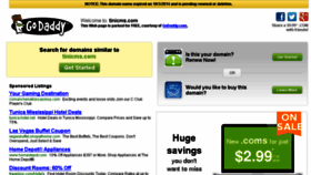 What Tinicms.com website looked like in 2014 (9 years ago)