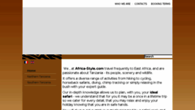 What Tanzania-holiday.com website looked like in 2014 (9 years ago)